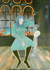 019 - La Femme de Dubrovnik - 1992<br />
100 x 73 - Acrylique sur toile