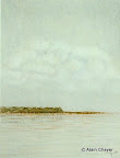 072 - La Pointe Denis - 1996<br />
24 x 30 - Craie sur carton
