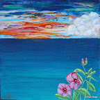 159 - Saint-Barth - 2006<br />
40 x 40 - Technique mixte sur toile