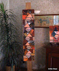 061.1 - Ermitage - 1994<br />
28,5 x 130 - Acrylique résine, support bois exotique 2 m