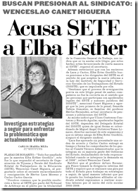 acusan elba esther