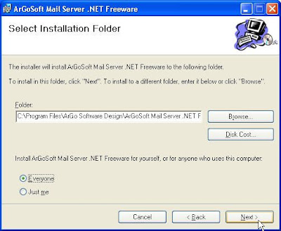 argosoft mail server installation