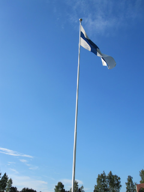 The Finnish flag