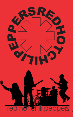 Red Hot Chili Peppers - RHCP - Modelo 3