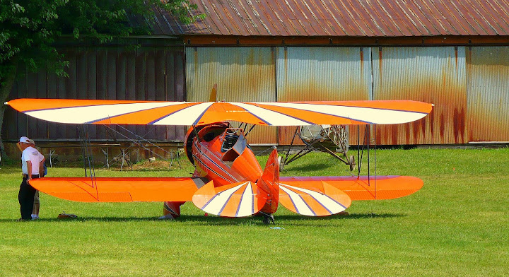 Waco Biplane In Mount Vernon, Ohio