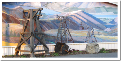 Douglas County Historical Museum mural (click for larger image)