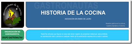 Historia de la Cocina Historia de la Cocina