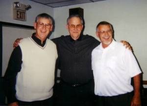 George Madzia with brothers Michael and Philip
