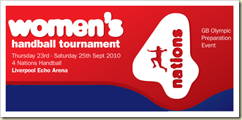 women´s handball tournament GB