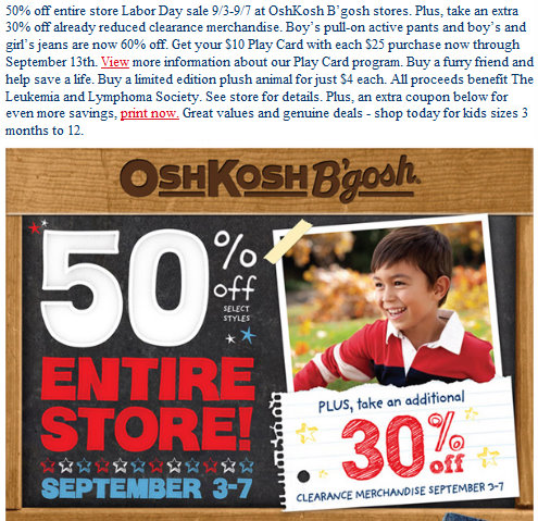 more @ OshKosh coupon HERE