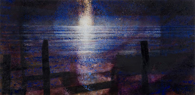 "Slip," 2006, oil on canvas over panel, 36"x72"