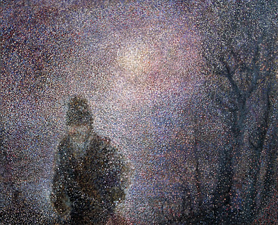 "The Woodcutter," 2001, oil on panel, 48"x60"