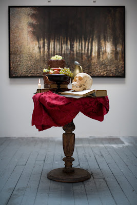 "After Bellini" with vanitas still life by Maria Washburn (photo: Michael Turek)