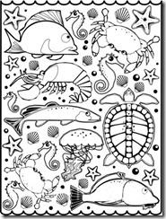 Sea Life to Color - Gr3