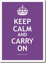 Keep Calm Roxo