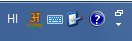Windows 7 Language Bar icons