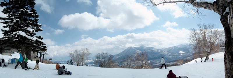 view from suginohara ski area