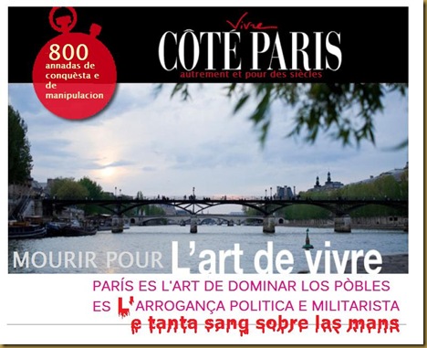 publicitat comentada e sangnosa sobre París0