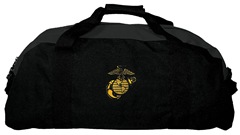 Military duffle bag with your choice of branch logo