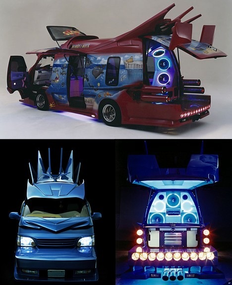 Strange Japanese Custom Vans 01 Strange Japanese Custom Vans 01