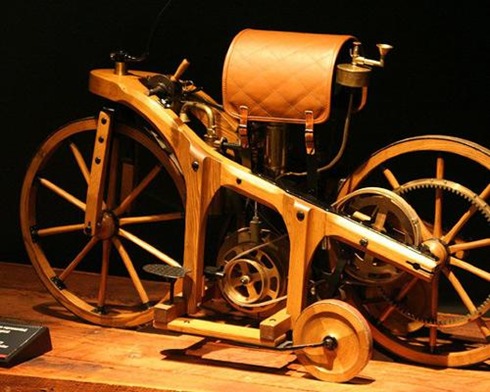 wood motorcycle