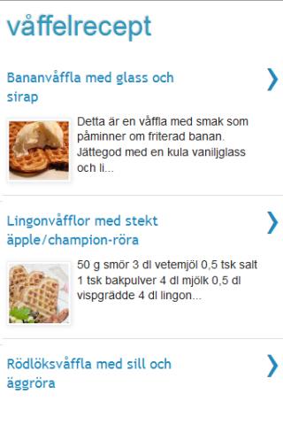 Våffel recept