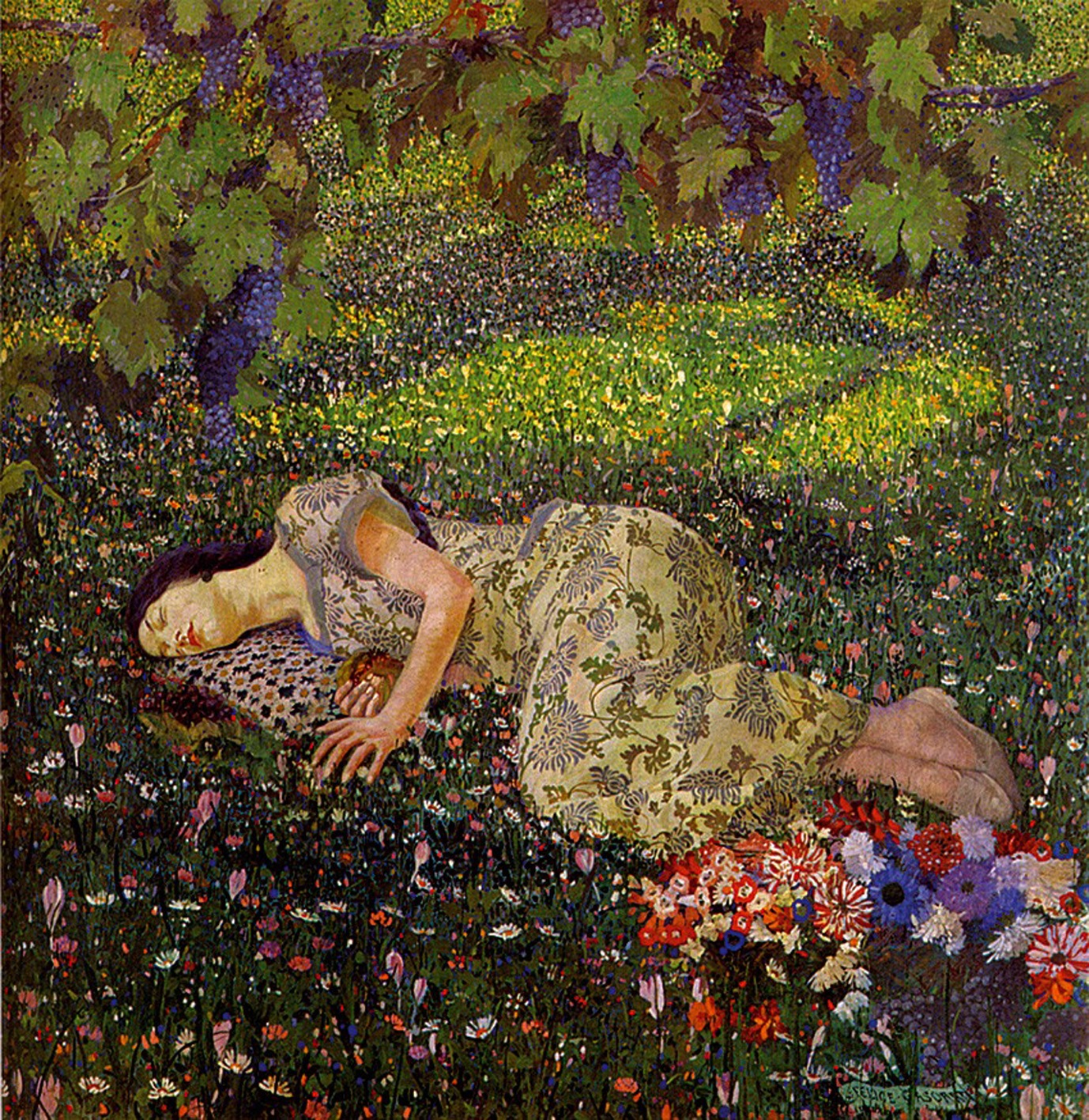 [Felice Casorati, Dreaming of Pomegranates, 1913[8].jpg]