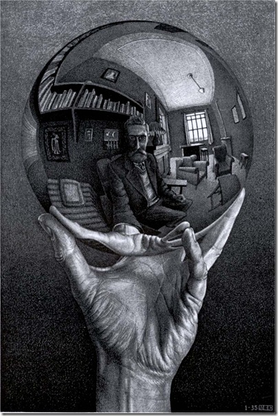 M. C. Escher - hand_with_reflecting_globe