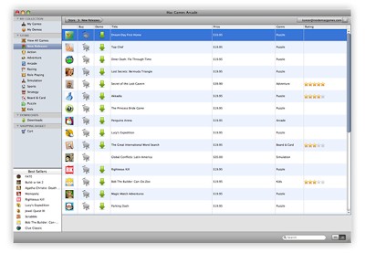 Mac Games Arcade Mac Games Arcade screenshot