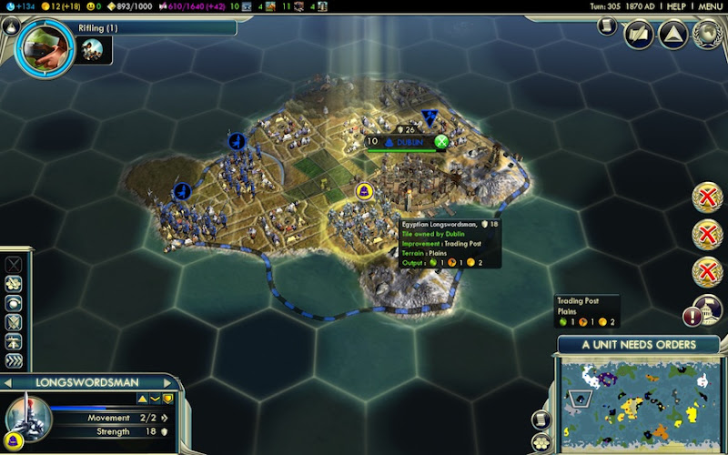 Civilization 5 screenshot - Dublin
