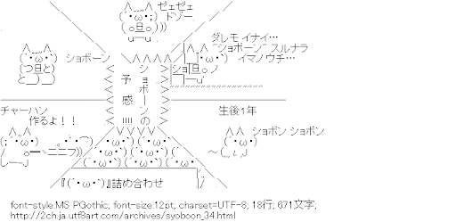 ショボーン,予感,いまのうち,お茶,のぞき見る,チャーハン,座る