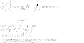タンジョウビイイ！！誕生日ワッショイ！！