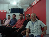 Professores da Uninove de Bauru e Botucatu, e da FMR - Faculdade Marechal Rondon de São Manuel, assistindo a palestra de Paulo Milreu, na II Semana de Extensão Universitária da Uninove Bauru.