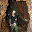 Underground geocaching (GC12TCX) - Andi inside the old (19th century) Dorothea Silver/Gold Mine in Pukanec (Slovakia)