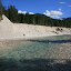 [EN] The glacial river valley on the road from Wallgau to Vorderris. [SK] Rieka v ladovcovom udoli pri ceste z Wallgau do Vorderrisu.