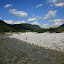 [EN] The glacial river valley on the road from Wallgau to Vorderris. [SK] Rieka v ladovcovom udoli pri ceste z Wallgau do Vorderrisu.