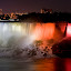 American Falls at night.