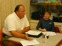 2007 Fleet / Fall _07 Party - Skippers_ meet_ Bob Vickery and Laura Broucek.JPG