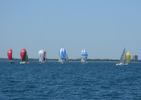 NOOD 2008 / NOOD 2008- The 40.7's head downwind on the 1st race on Saturday