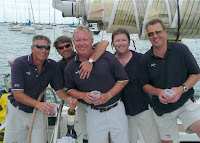 NOOD 2008 / NOOD 2008- Mojo crew, 3 co-skippers to left, Gary Powell, Scott Ruhlander, Jeff Comeaux