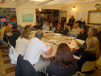 Fall Fleet Fling and skippers' meeting / The skippers meet