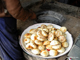 Samsa recien sacado del horno.