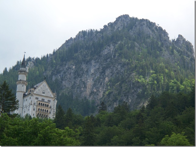 Schloss Neuschwanstein as seen from Schwangau