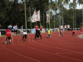 Largada de 200m llanos 