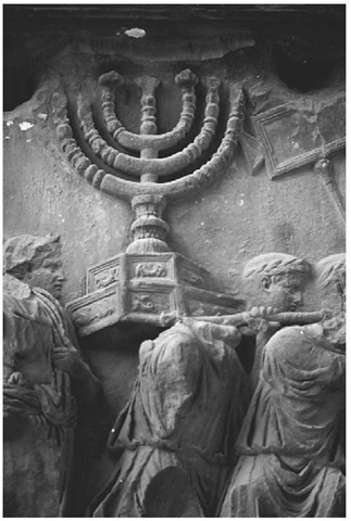 Relief sculpture on the Arch of Titus in Rome