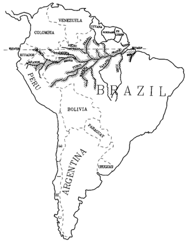 Range of the Amazonian manatee, T. inunguis 