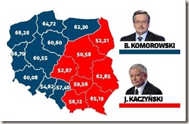 Mapa de votação