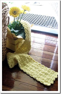 yellow scarf