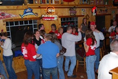 Buckeye Bash fans laughing and dancing 11-20-09