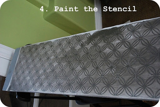 paint the stencil paint the stencil